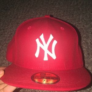 Red New York Yankees Hat